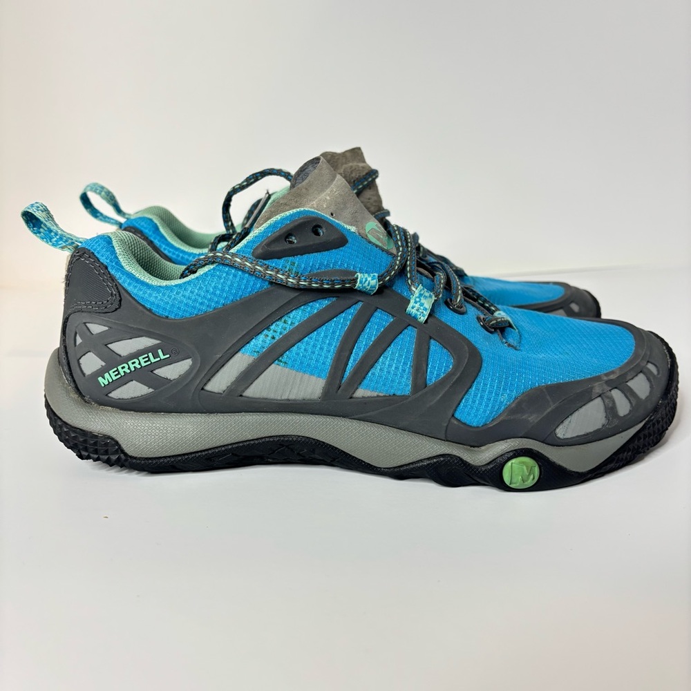 Merrell Sea Shore Women Blue Grey Hiking Shoes Sneakers J57258 Size 8